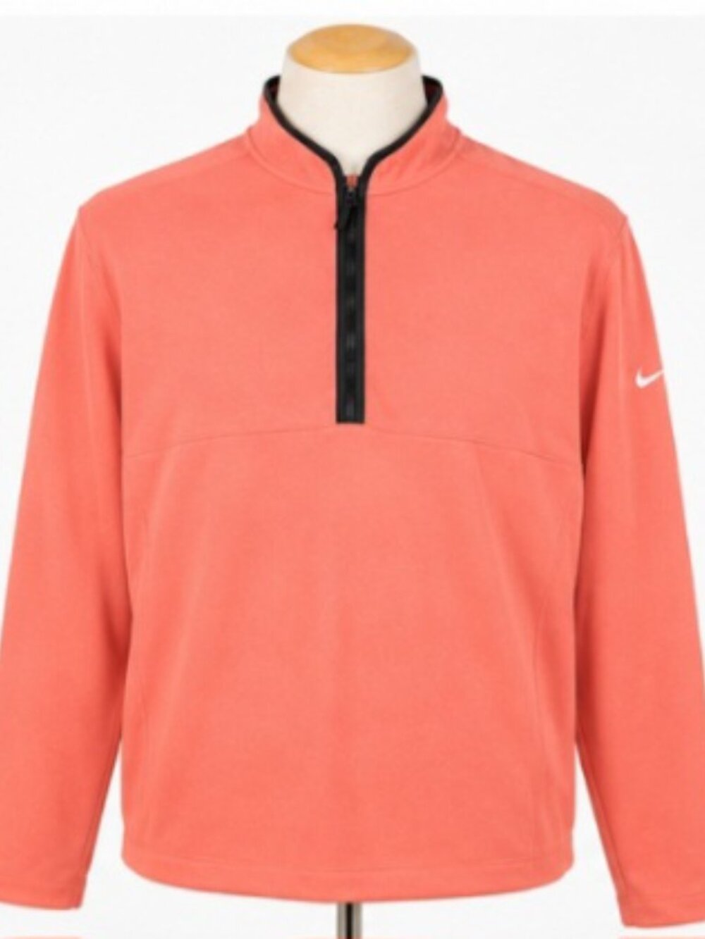 NIKE GOLF MEN'S 1/4 ZIP PULLOVER - XXL - SALMON